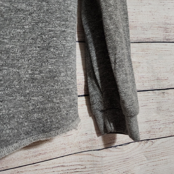 Marine Layer Henley Shirt Gray Rayon Poly Cotton M - Picture 4 of 10